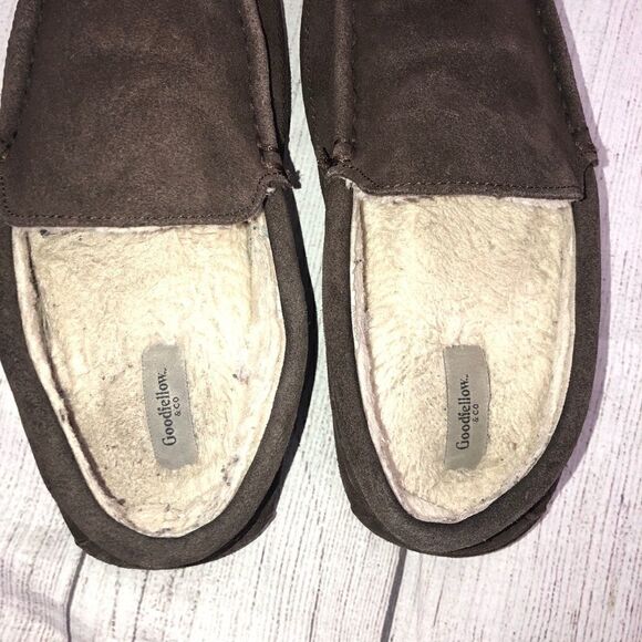 Goodfellow suede slippers dark brown size 7 - Picture 7 of 9